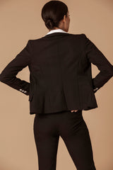 classic black blazer