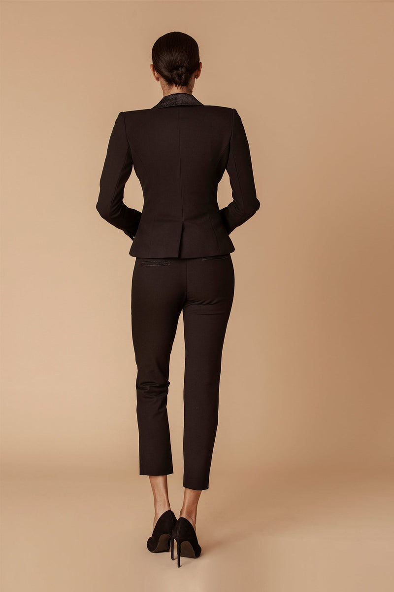 The Stretch Tailored Tuxedo Ankle Pant