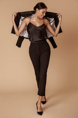 Tuxedo Stretch Tailored Ankle Pant