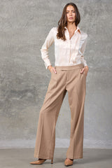 Regent Pleated Satin French Cuff Shirt