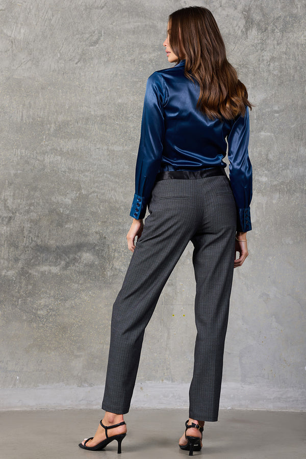 Haven Fitted Satin Shirt