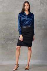 The Haven Fitted Satin Shirt
